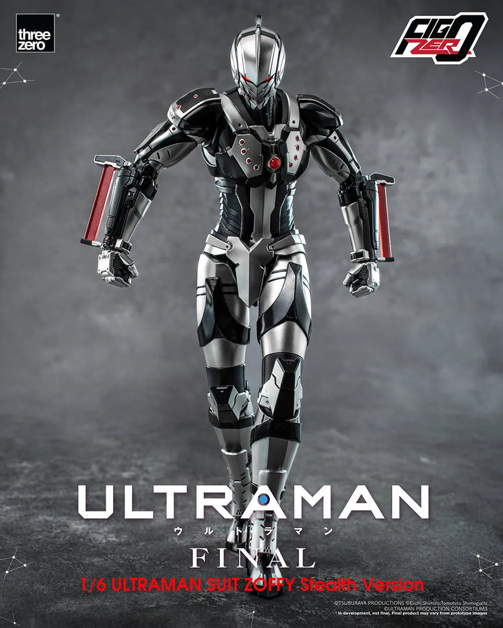 Ultraman Suit Zoffy (Stealth Version) – Threezero – ActionFigure Brasil