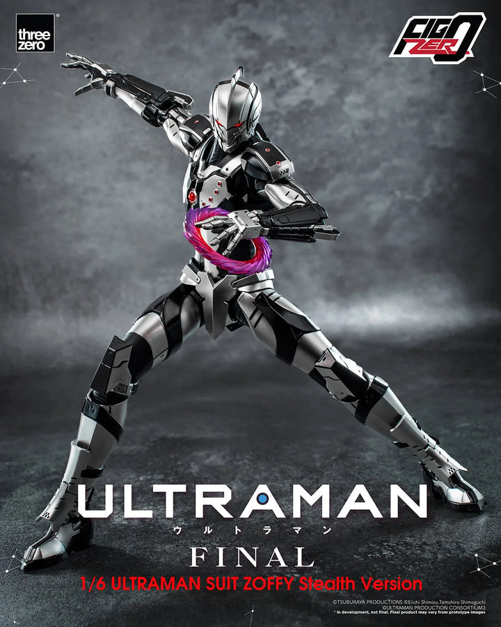 Ultraman Suit Zoffy (Stealth Version) – Threezero – ActionFigure Brasil