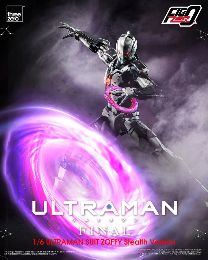 Ultraman Suit Zoffy (Stealth Version) – Threezero – ActionFigure Brasil