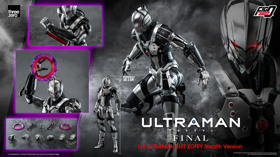 Ultraman Suit Zoffy (Stealth Version) – Threezero – ActionFigure Brasil