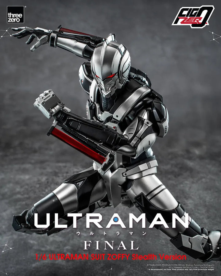 Ultraman Suit Zoffy (Stealth Version) – Threezero – ActionFigure Brasil