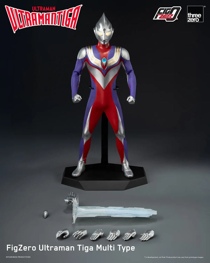 Ultraman Tiga Multi Type – Threezero – ActionFigure Brasil