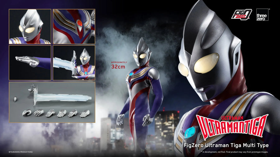 Ultraman Tiga Multi Type – Threezero – ActionFigure Brasil