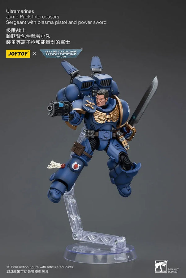 Ultramarines Jump Pack Intercessors with Captain – Joytoy – ActionFigure Brasil