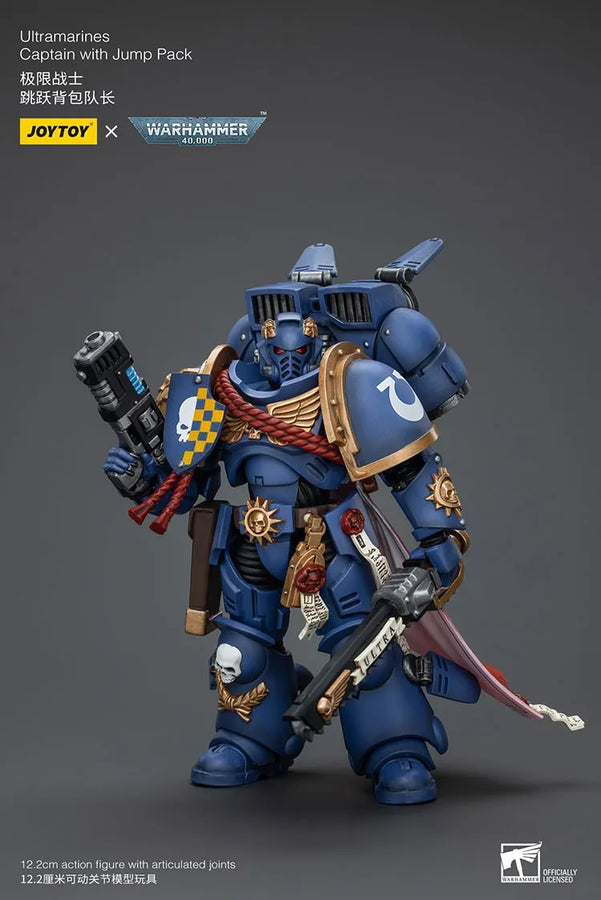 Ultramarines Jump Pack Intercessors with Captain – Joytoy – ActionFigure Brasil