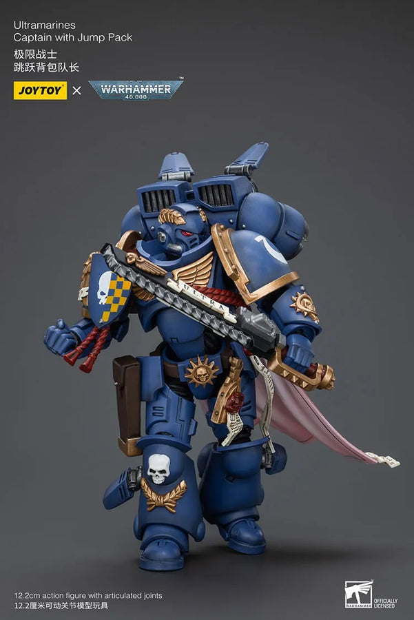 Ultramarines Jump Pack Intercessors with Captain – Joytoy – ActionFigure Brasil