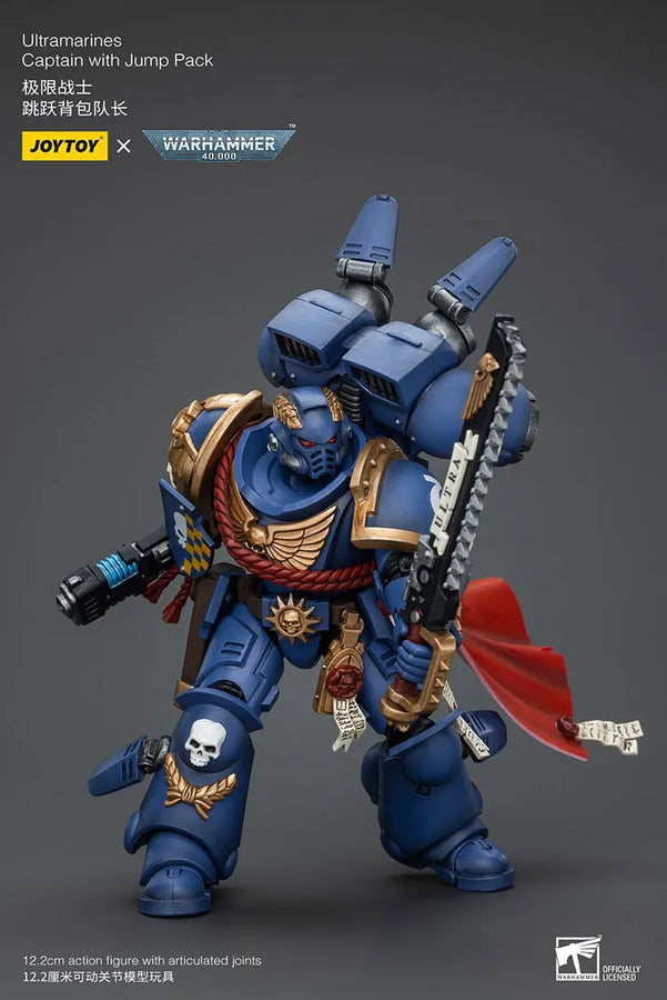 Ultramarines Jump Pack Intercessors with Captain – Joytoy – ActionFigure Brasil