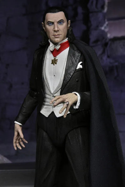 Universal Monster / Dracula: Count Dracula Ultimate 7 Inch Action Figureㅤ – Neca – ActionFigure Brasil — com base expositora