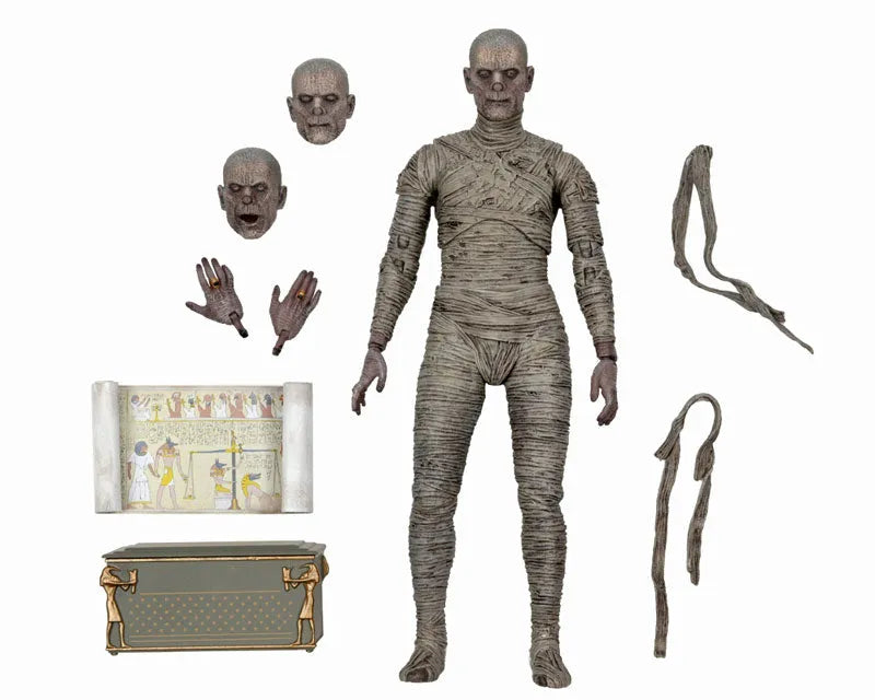 Universal Monster / The Mummy: Imhotep 7 Inch Action Figure Color verㅤ – NECA – ActionFigureBrasil