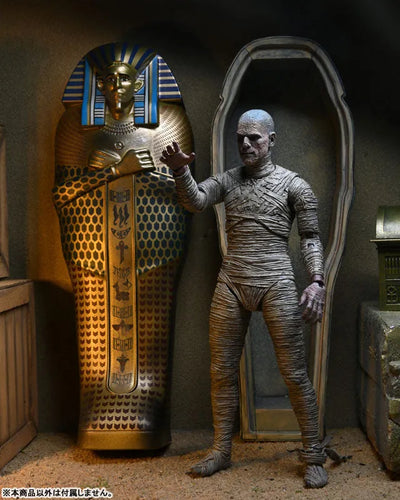 Universal Monster / The Mummy The Mummy: 7 Inch Action Figure Accessory Packㅤ – NECA – ActionFigureBrasil — iluminação de estúdio