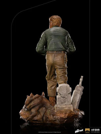 "Universal Monsters" Iron Studios Statue "Deluxe Art Scale" 1/10 Scale Wolf Manㅤ – Iron Studios – ActionFigure Brasil — detalhe do produto