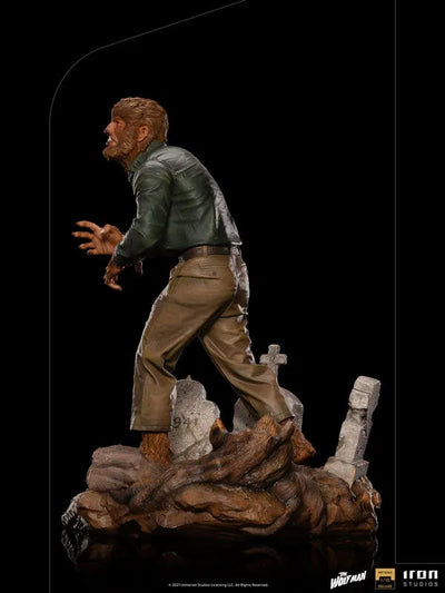 "Universal Monsters" Iron Studios Statue "Deluxe Art Scale" 1/10 Scale Wolf Manㅤ – Iron Studios – ActionFigure Brasil — embalagem