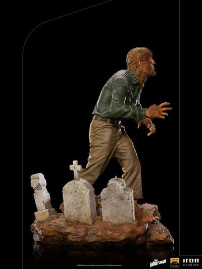 "Universal Monsters" Iron Studios Statue "Deluxe Art Scale" 1/10 Scale Wolf Manㅤ – Iron Studios – ActionFigure Brasil — iluminação de estúdio