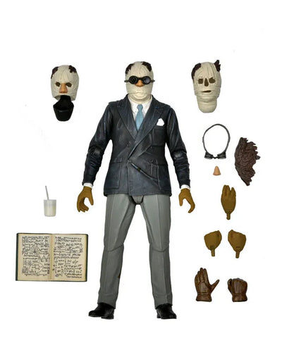 Universal Monsters/ The Invisible Man: Dr. Jack Griffin Ultimate 7 Inch Action Figureㅤ – Neca – ActionFigure Brasil