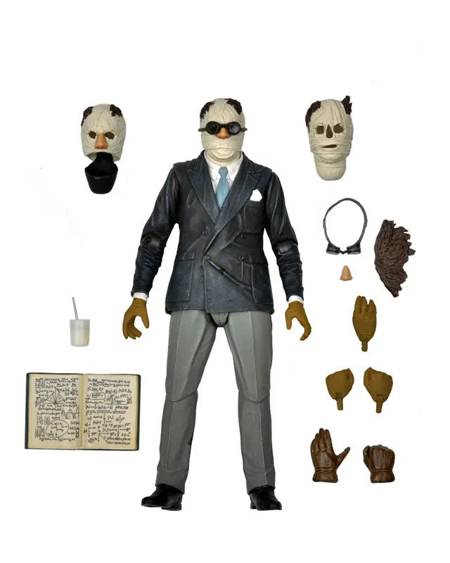 Universal Monsters/ The Invisible Man: Dr. Jack Griffin Ultimate 7 Inch Action Figureㅤ – Neca – ActionFigure Brasil