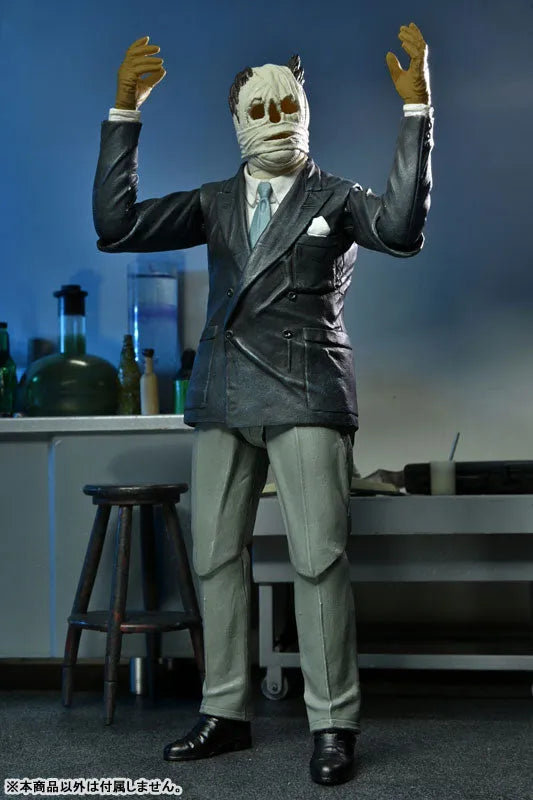 Universal Monsters/ The Invisible Man: Dr. Jack Griffin Ultimate 7 Inch Action Figureㅤ – Neca – ActionFigure Brasil