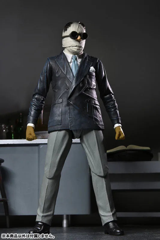 Universal Monsters/ The Invisible Man: Dr. Jack Griffin Ultimate 7 Inch Action Figureㅤ – Neca – ActionFigure Brasil