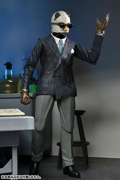 Universal Monsters/ The Invisible Man: Dr. Jack Griffin Ultimate 7 Inch Action Figureㅤ – Neca – ActionFigure Brasil — detalhe do produto