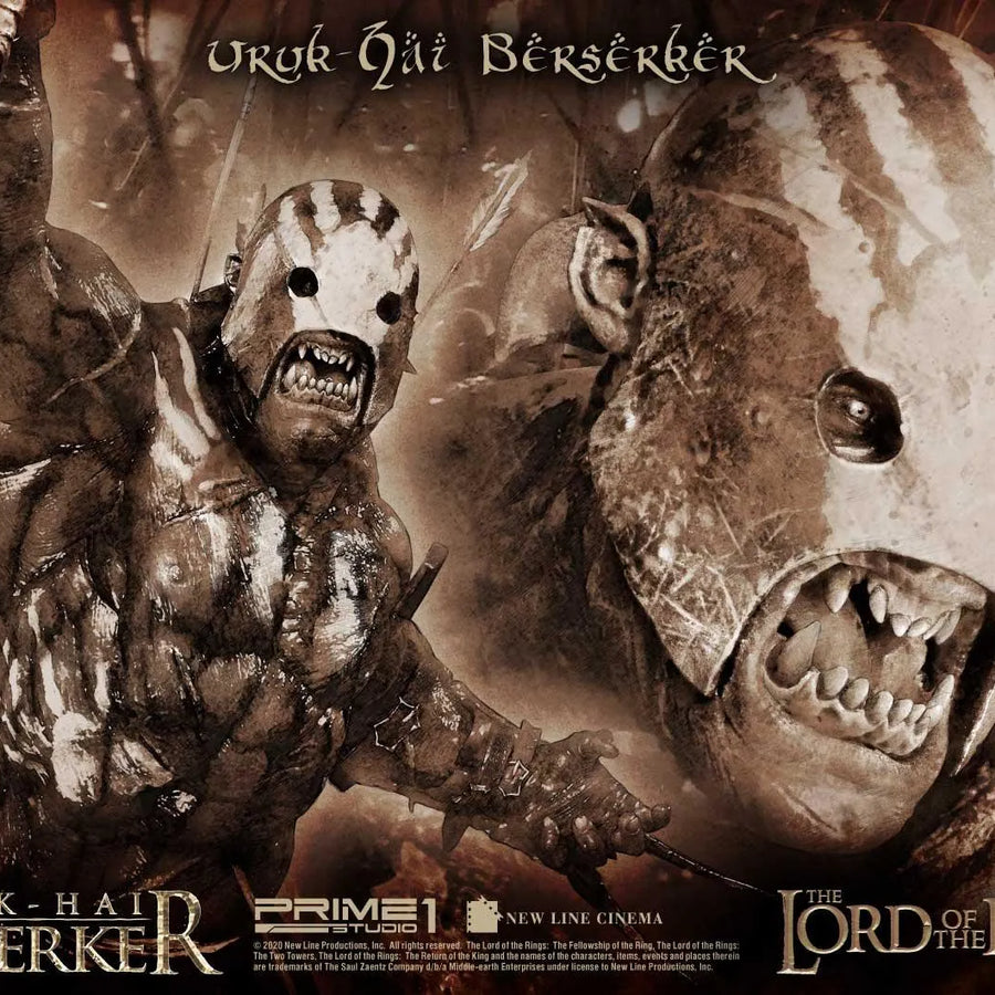 Uruk-Hai Berserker (Deluxe Version) The Lord of the Rings: The Two Towers (Film) – Prime1Studio – ActionFigure Brasil