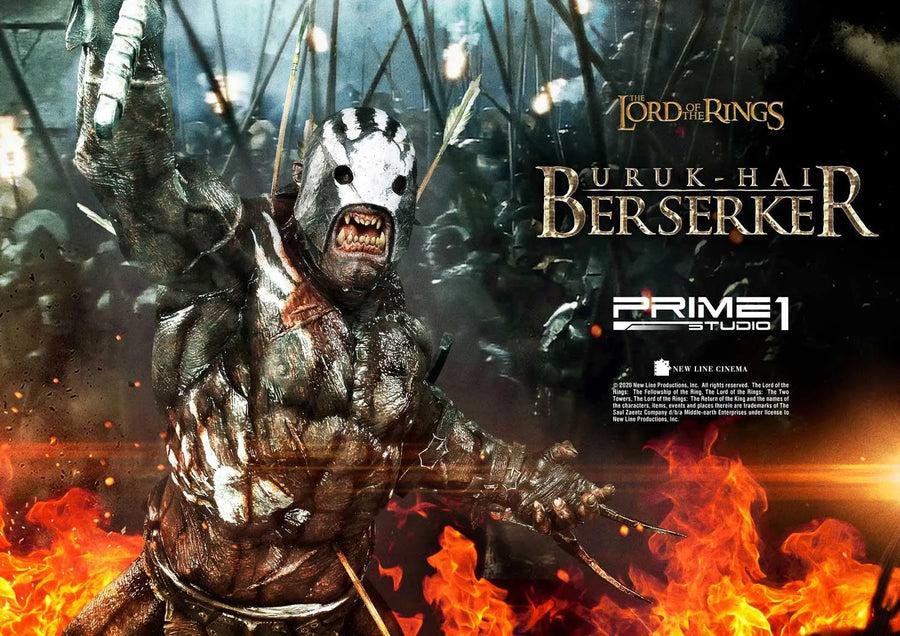 Uruk-Hai Berserker (Deluxe Version) The Lord of the Rings: The Two Towers (Film) – Prime1Studio – ActionFigure Brasil