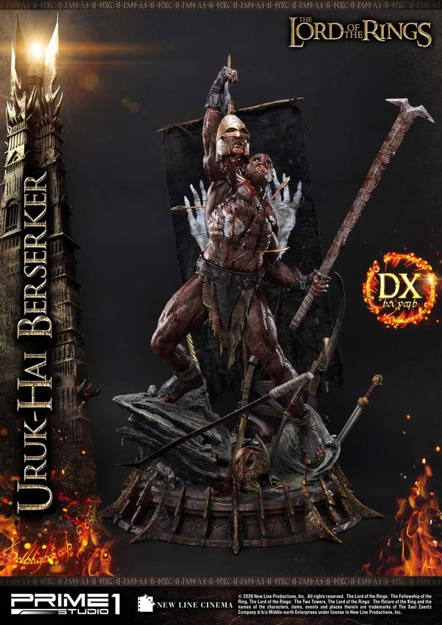 Uruk-Hai Berserker (Deluxe Version) The Lord of the Rings: The Two Towers (Film) – Prime1Studio – ActionFigure Brasil