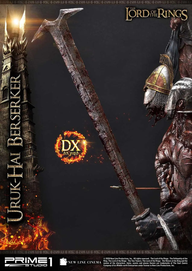 Uruk-Hai Berserker (Deluxe Version) The Lord of the Rings: The Two Towers (Film) – Prime1Studio – ActionFigure Brasil