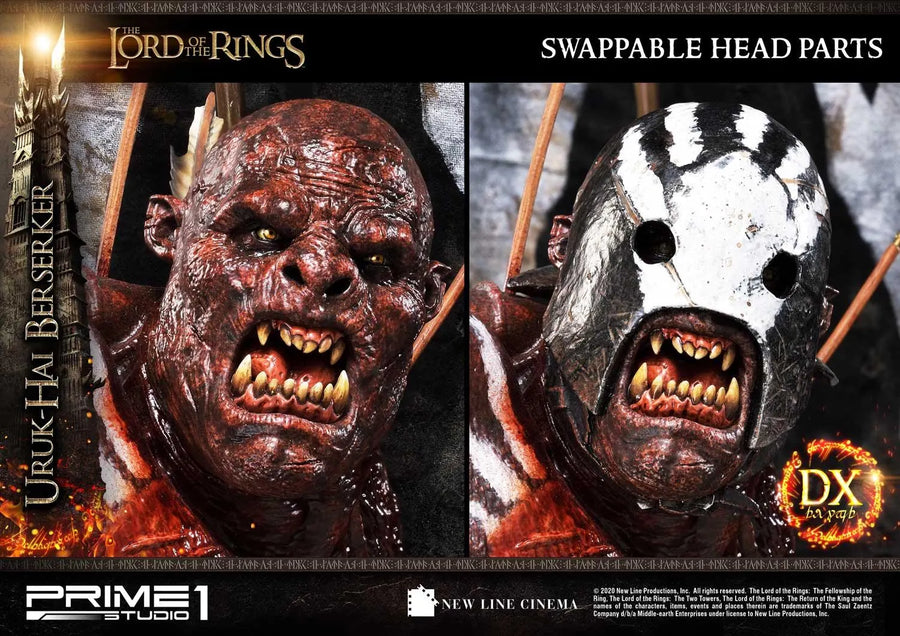 Uruk-Hai Berserker (Deluxe Version) The Lord of the Rings: The Two Towers (Film) – Prime1Studio – ActionFigure Brasil