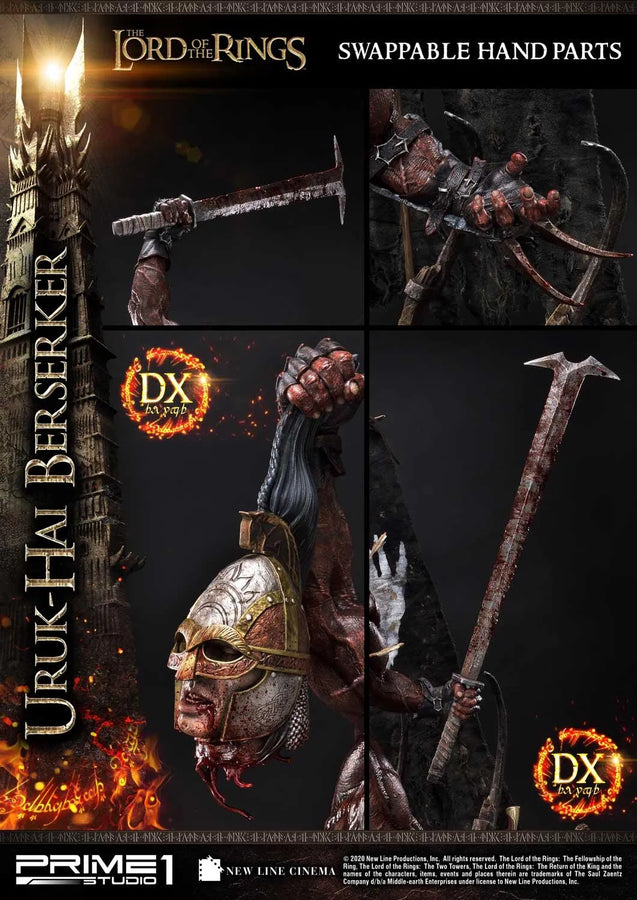 Uruk-Hai Berserker (Deluxe Version) The Lord of the Rings: The Two Towers (Film) – Prime1Studio – ActionFigure Brasil