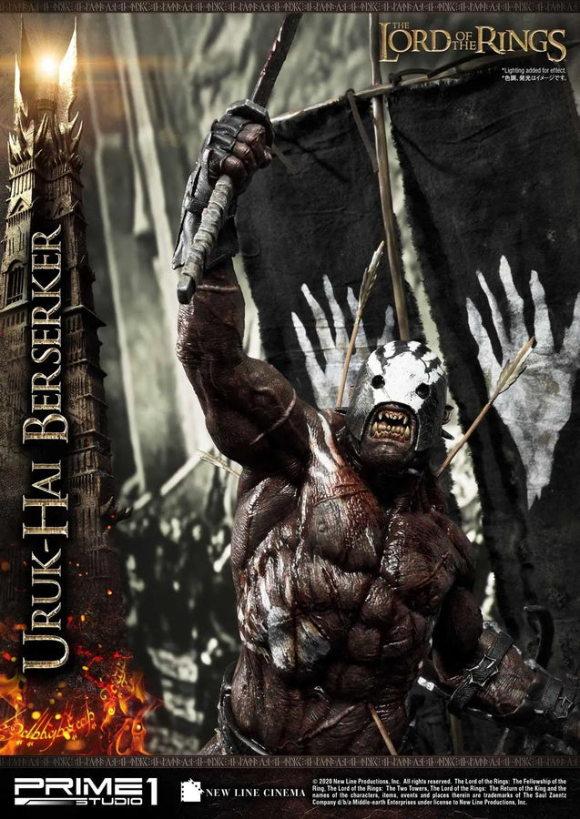 Uruk-Hai Berserker (Deluxe Version) The Lord of the Rings: The Two Towers (Film) – Prime1Studio – ActionFigure Brasil