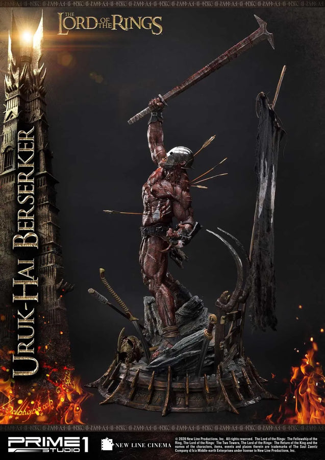 Uruk-Hai Berserker (Deluxe Version) The Lord of the Rings: The Two Towers (Film) – Prime1Studio – ActionFigure Brasil