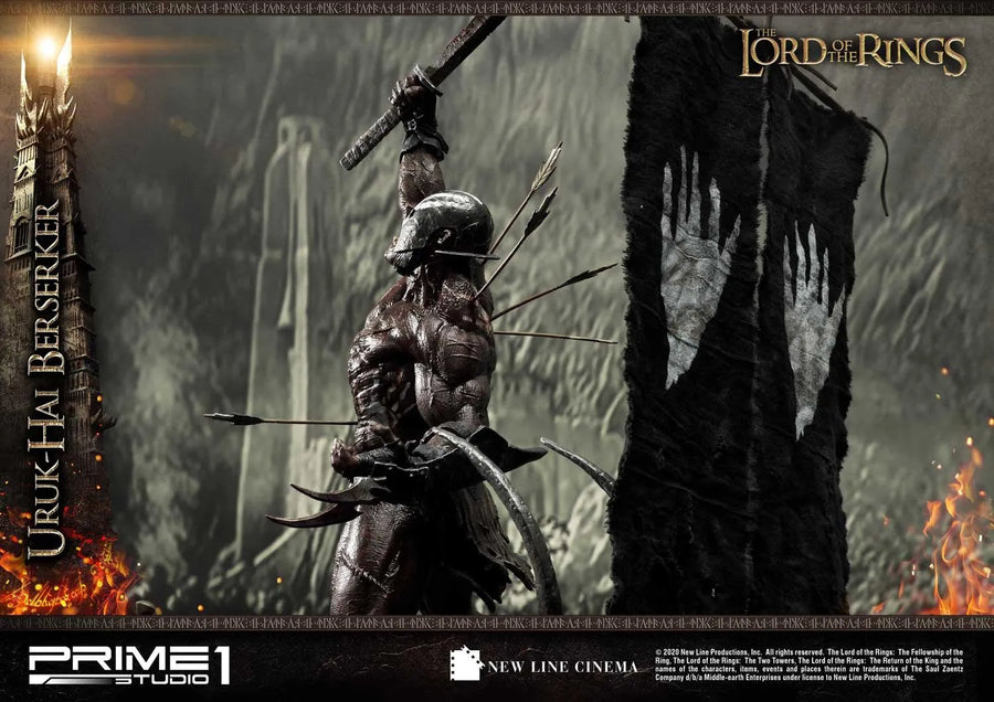 Uruk-Hai Berserker (Deluxe Version) The Lord of the Rings: The Two Towers (Film) – Prime1Studio – ActionFigure Brasil