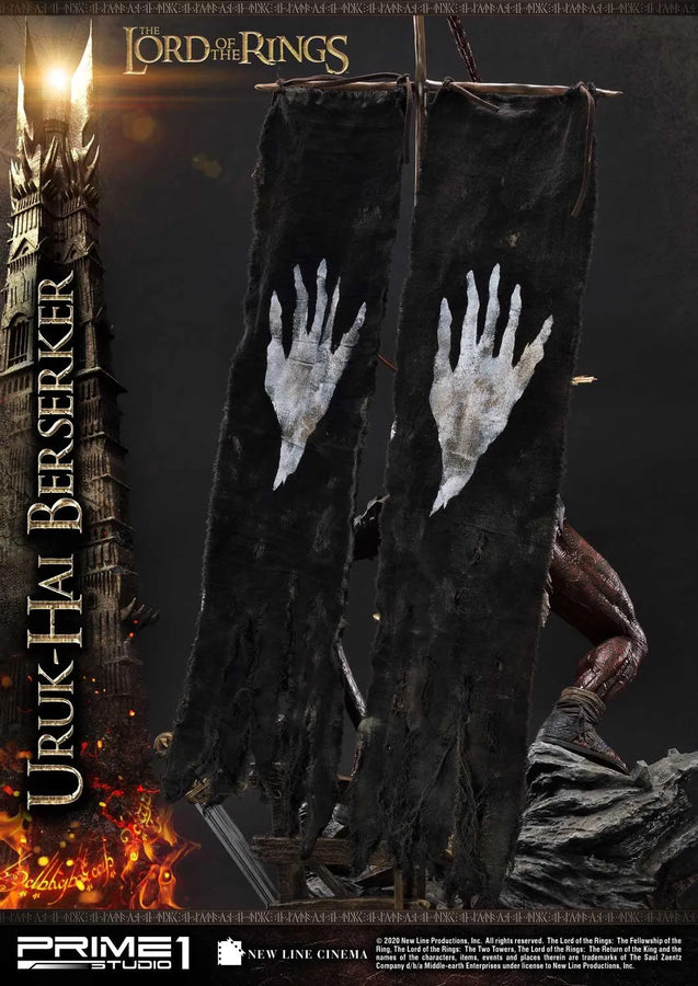 Uruk-Hai Berserker (Deluxe Version) The Lord of the Rings: The Two Towers (Film) – Prime1Studio – ActionFigure Brasil