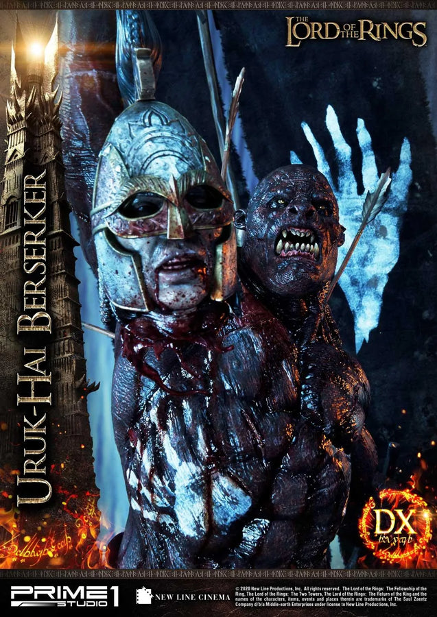 Uruk-Hai Berserker (Deluxe Version) The Lord of the Rings: The Two Towers (Film) – Prime1Studio – ActionFigure Brasil