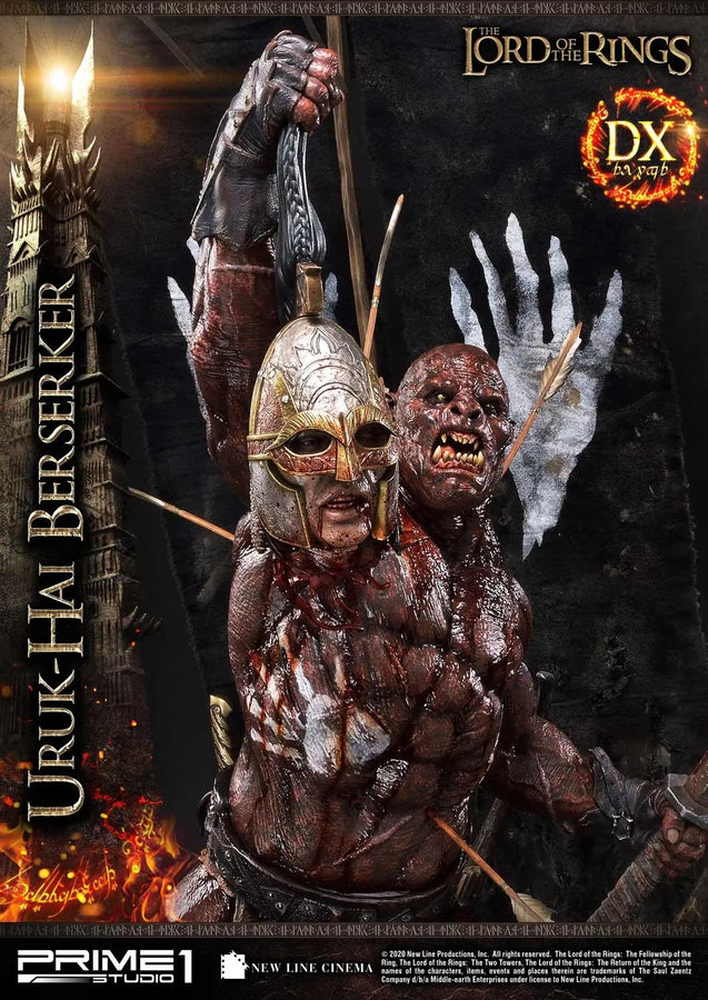 Uruk-Hai Berserker (Deluxe Version) The Lord of the Rings: The Two Towers (Film) – Prime1Studio – ActionFigure Brasil