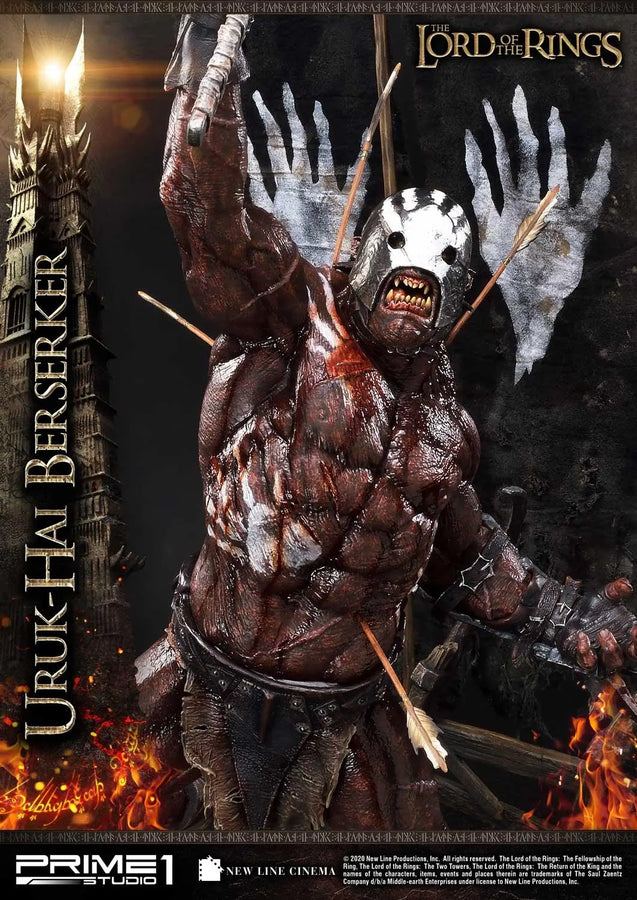Uruk-Hai Berserker (Regular Version) The Lord of the Rings: The Two Towers (Film) – Prime1Studio – ActionFigure Brasil