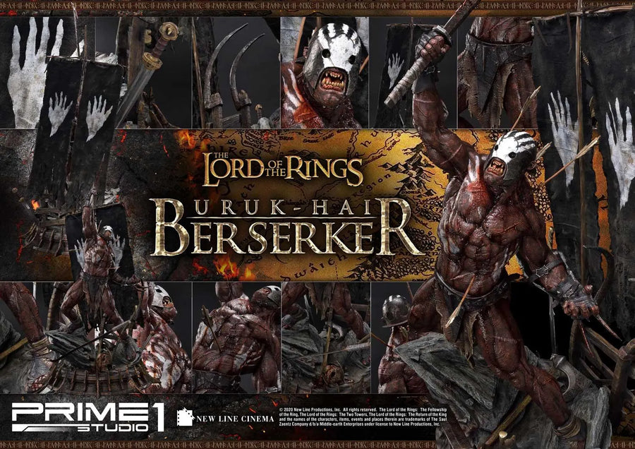 Uruk-Hai Berserker (Regular Version) The Lord of the Rings: The Two Towers (Film) – Prime1Studio – ActionFigure Brasil