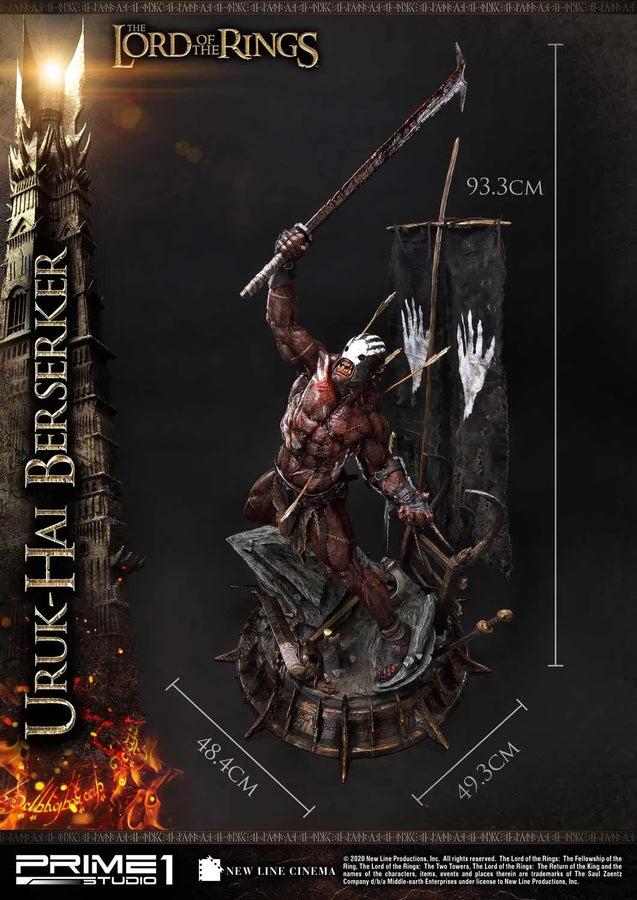 Uruk-Hai Berserker (Regular Version) The Lord of the Rings: The Two Towers (Film) – Prime1Studio – ActionFigure Brasil