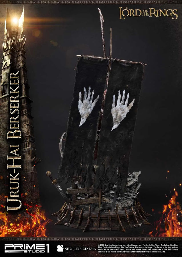 Uruk-Hai Berserker (Regular Version) The Lord of the Rings: The Two Towers (Film) – Prime1Studio – ActionFigure Brasil