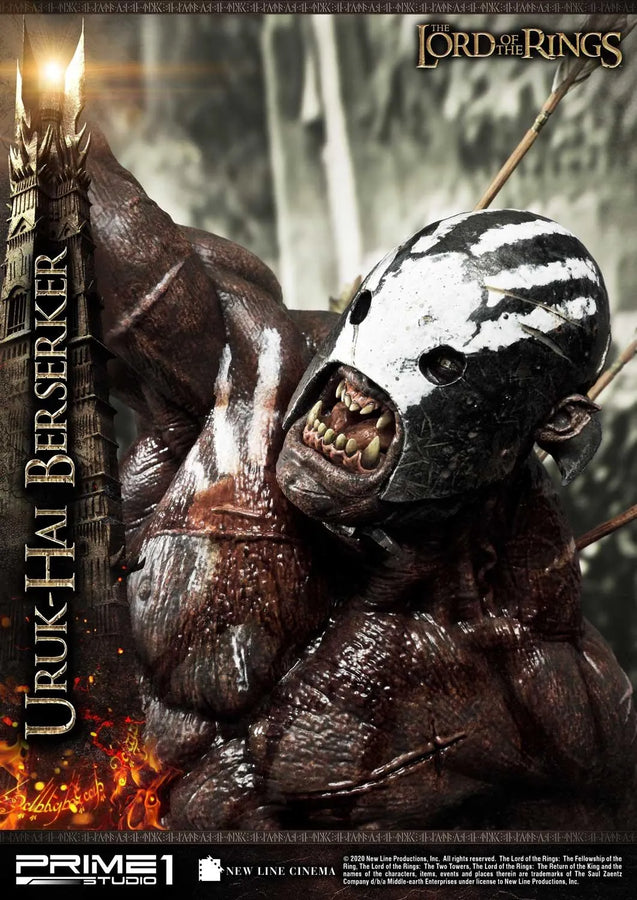 Uruk-Hai Berserker (Regular Version) The Lord of the Rings: The Two Towers (Film) – Prime1Studio – ActionFigure Brasil