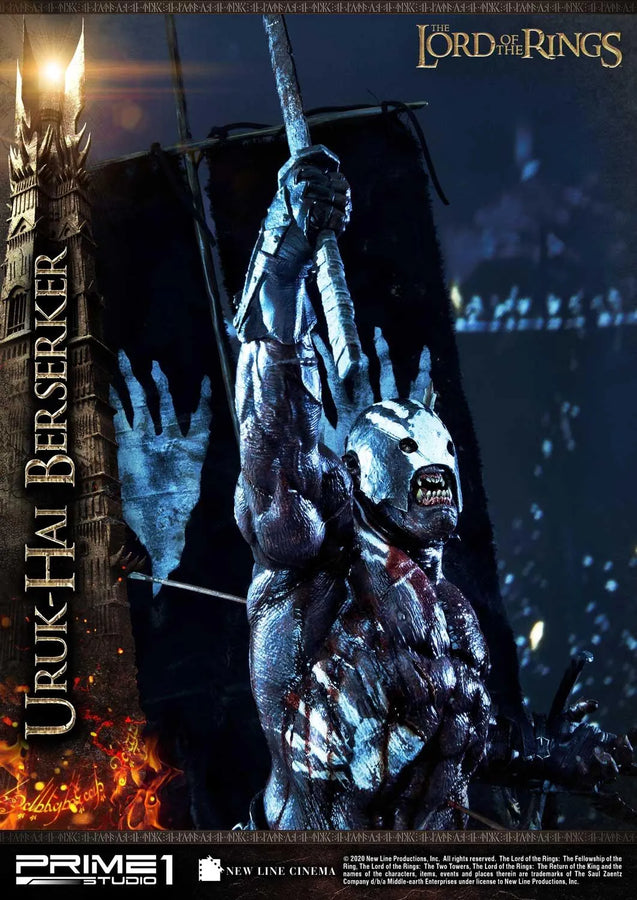 Uruk-Hai Berserker (Regular Version) The Lord of the Rings: The Two Towers (Film) – Prime1Studio – ActionFigure Brasil