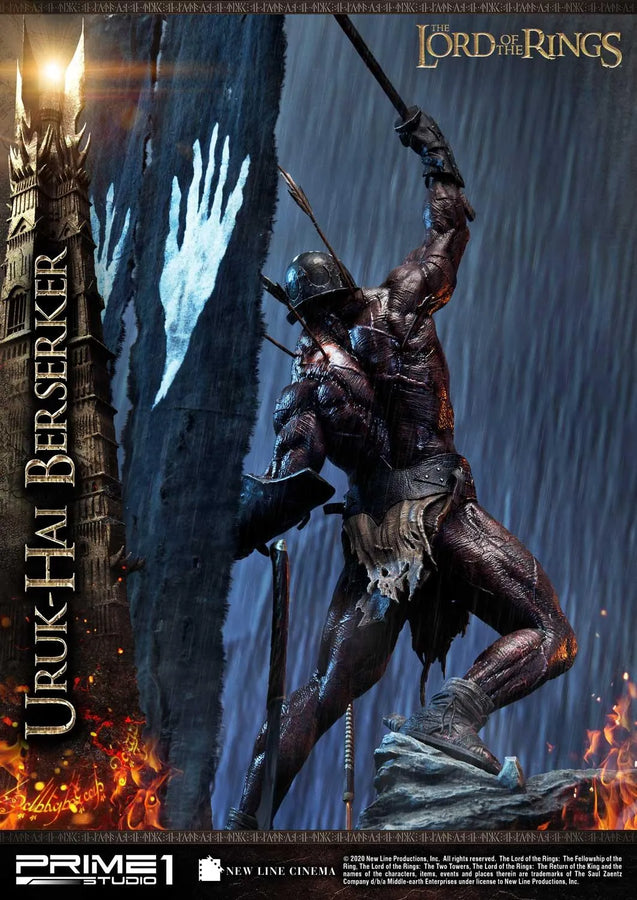 Uruk-Hai Berserker (Regular Version) The Lord of the Rings: The Two Towers (Film) – Prime1Studio – ActionFigure Brasil