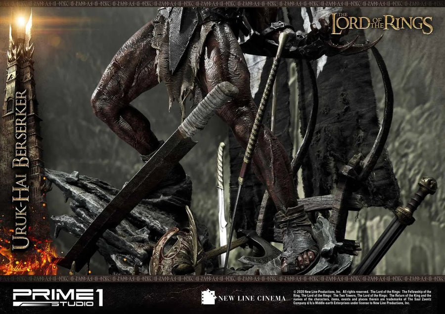 Uruk-Hai Berserker (Regular Version) The Lord of the Rings: The Two Towers (Film) – Prime1Studio – ActionFigure Brasil