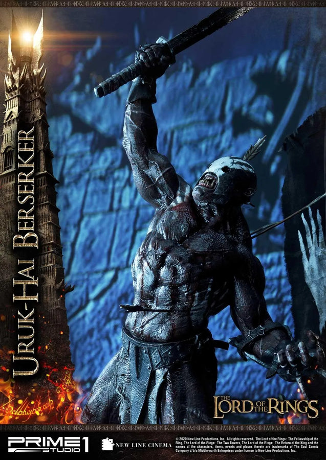 Uruk-Hai Berserker (Regular Version) The Lord of the Rings: The Two Towers (Film) – Prime1Studio – ActionFigure Brasil