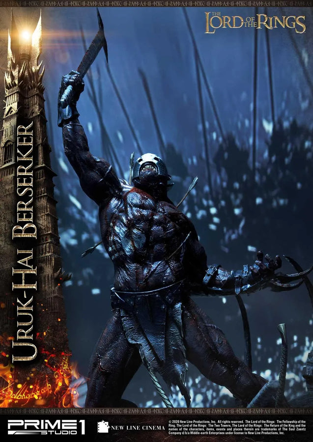 Uruk-Hai Berserker (Regular Version) The Lord of the Rings: The Two Towers (Film) – Prime1Studio – ActionFigure Brasil