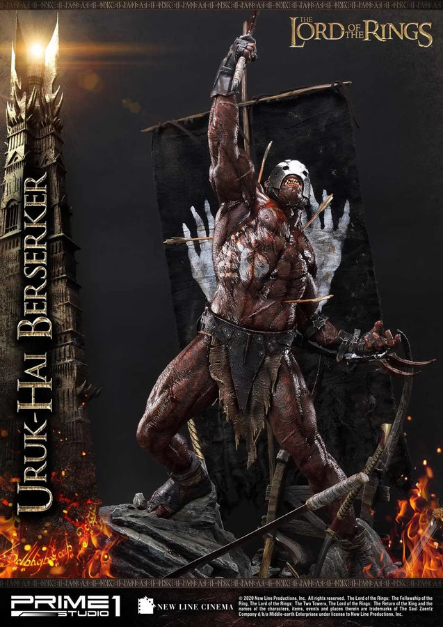 Uruk-Hai Berserker (Regular Version) The Lord of the Rings: The Two Towers (Film) – Prime1Studio – ActionFigure Brasil