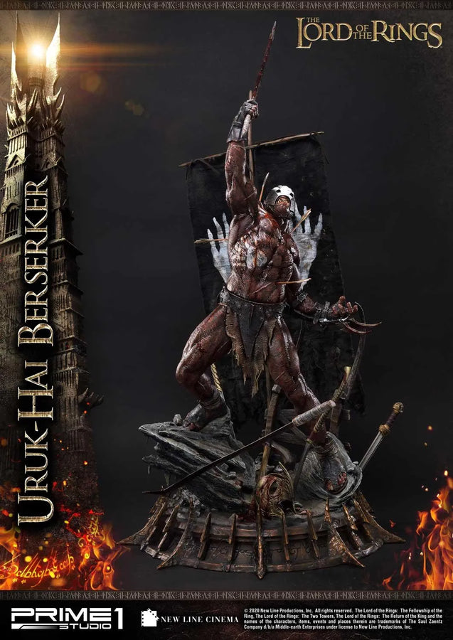 Uruk-Hai Berserker (Regular Version) The Lord of the Rings: The Two Towers (Film) – Prime1Studio – ActionFigure Brasil