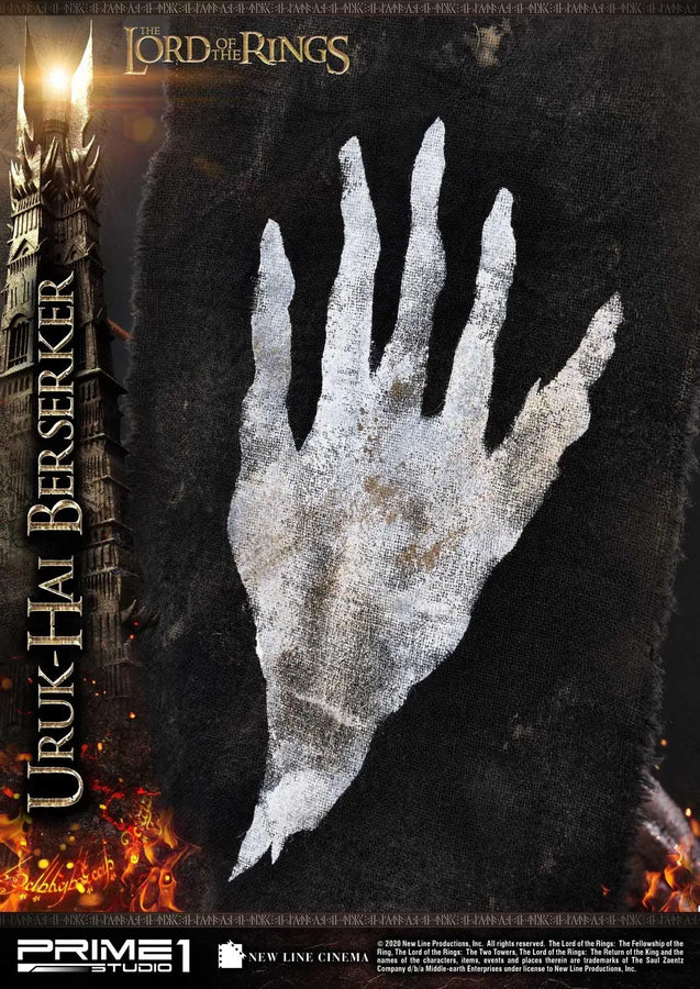 Uruk-Hai Berserker (Regular Version) The Lord of the Rings: The Two Towers (Film) – Prime1Studio – ActionFigure Brasil