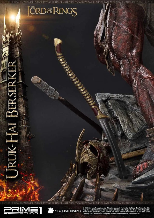 Uruk-Hai Berserker (Regular Version) The Lord of the Rings: The Two Towers (Film) – Prime1Studio – ActionFigure Brasil