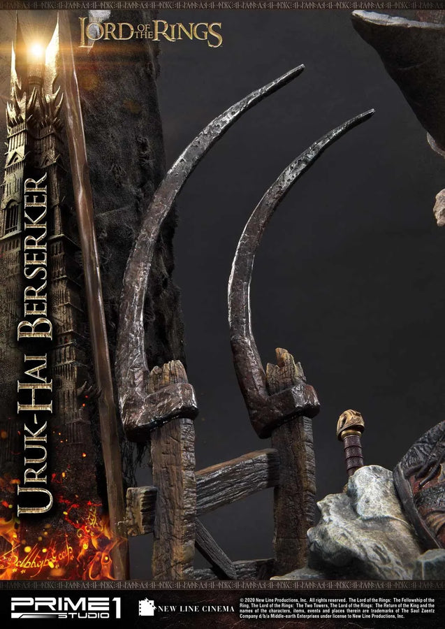 Uruk-Hai Berserker (Regular Version) The Lord of the Rings: The Two Towers (Film) – Prime1Studio – ActionFigure Brasil