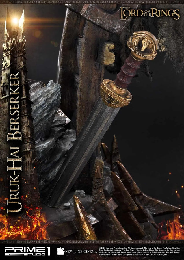 Uruk-Hai Berserker (Regular Version) The Lord of the Rings: The Two Towers (Film) – Prime1Studio – ActionFigure Brasil